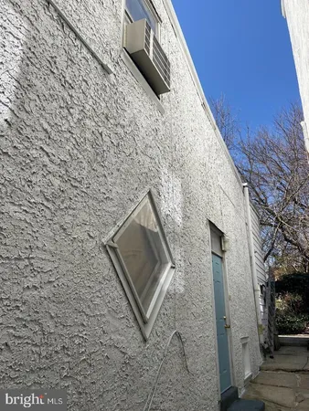 a front view of a multi story building