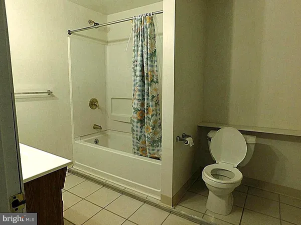 a bathroom with a toilet and a bathtub