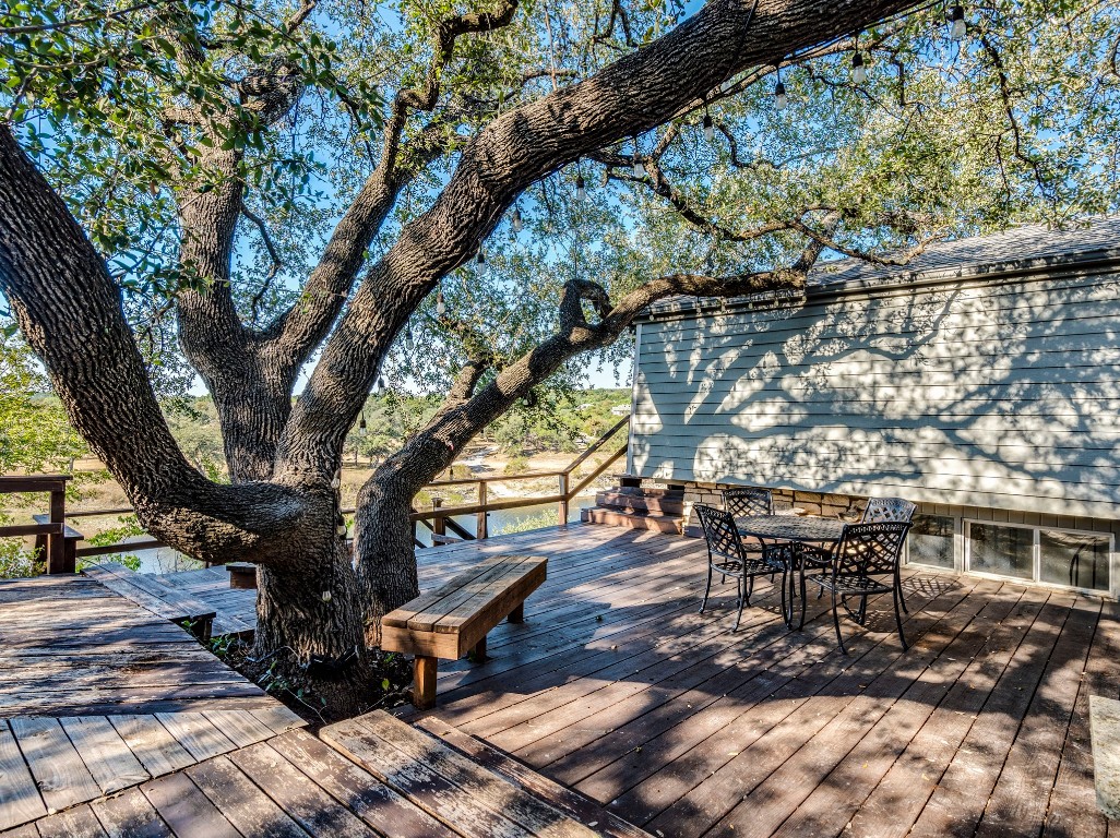 236 Cedar Hurst Lane Austin, TX 78734 - Photo 5 of 31 a view of a chairs and table in the patio