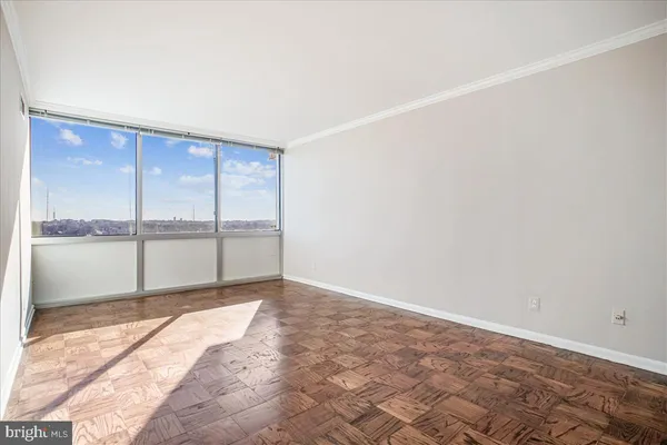 a view of an empty room