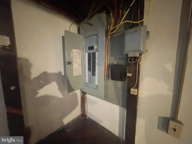 a view of a water heater room