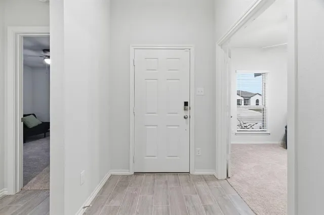 wooden floor in a gallery
