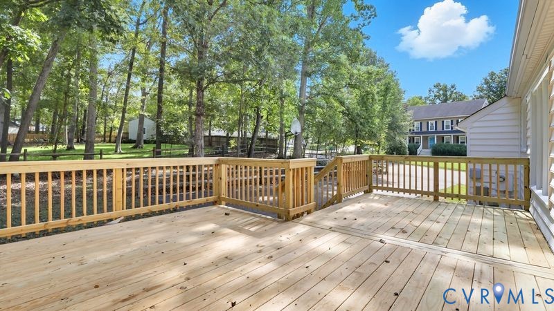 12601 Eagle Ridge Road Henrico, VA 23233 - Photo 43 of 50 View of wooden deck