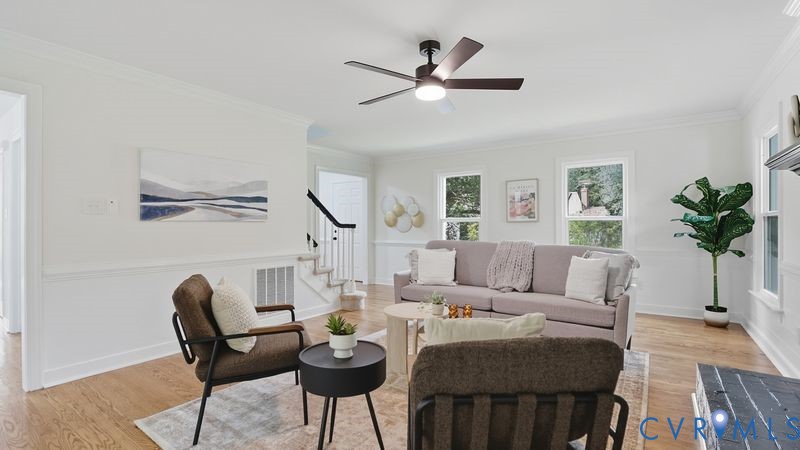 12601 Eagle Ridge Road Henrico, VA 23233 - Photo 6 of 50 Living area featuring light wood-style flooring, c