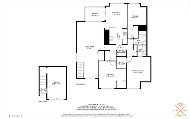 $179,900 | 2144 Harbor Town Circle, Unit 2144, Champaign, IL 61821
