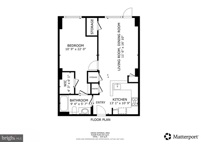$450,000 | 555 Massachusetts Avenue Northwest, Unit 1306, Washington, DC 20001