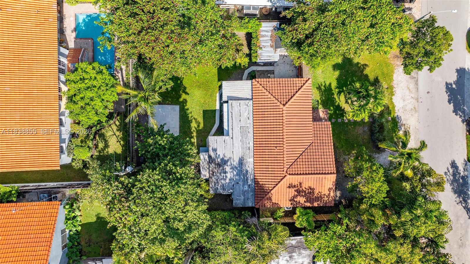 738 Fernwood Road Key Biscayne, FL 33149 - Photo 12 of 39 an aerial view of a house