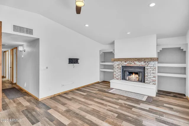 a view of a porch with furniture