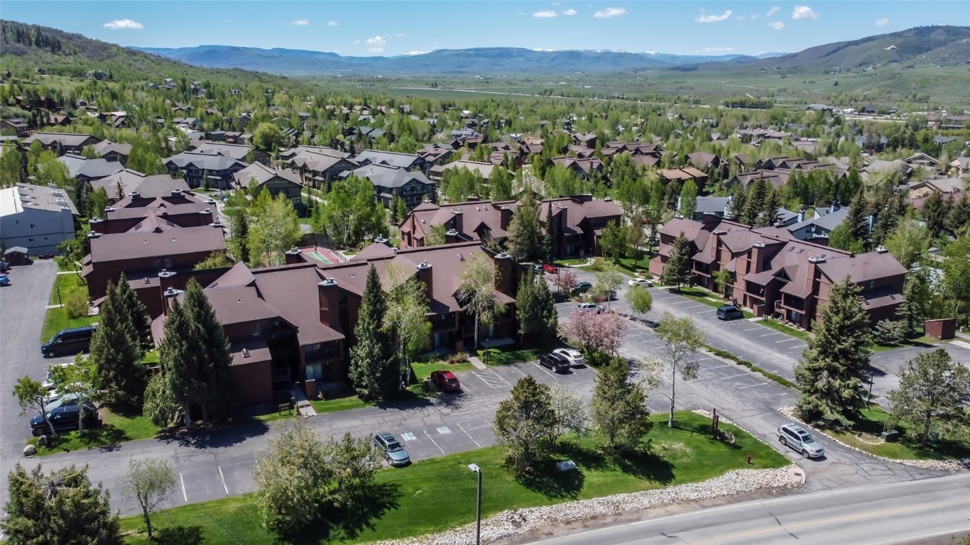 2015 Walton Creek Road, Unit 105 Steamboat Springs, CO 80487 - Photo 34 of 34 an aerial view of multiple house