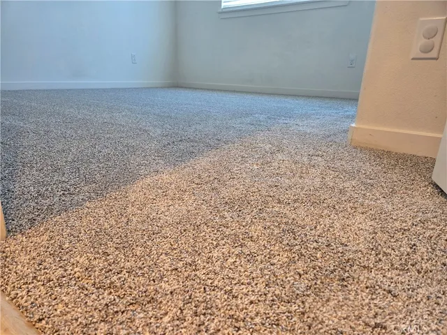 a bathroom with a shower curtain