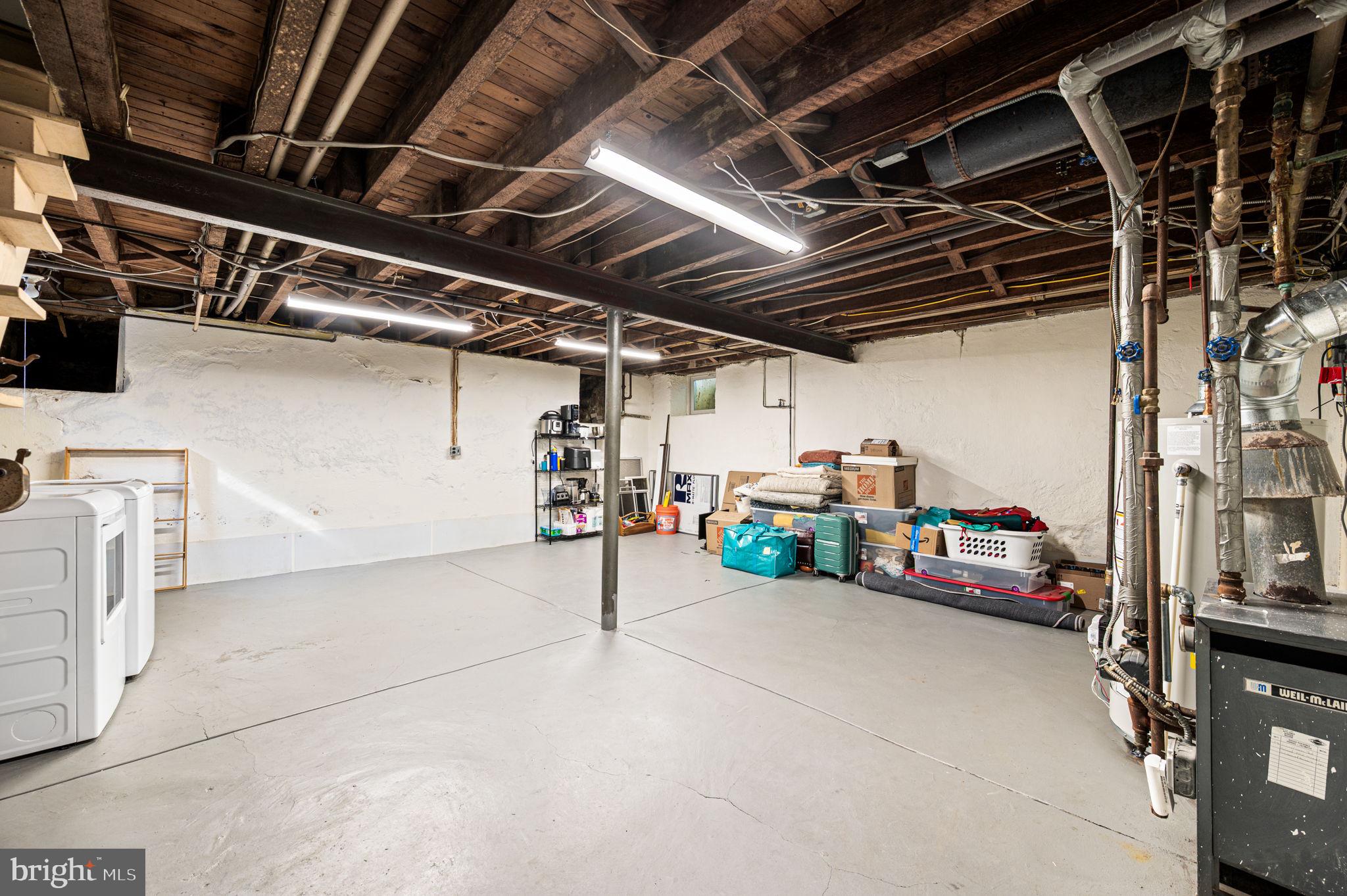 56 North Brookside Road Springfield, PA 19064 - Photo 31 of 32 Clean Basement w/painted floor, great storage