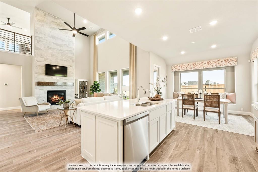 5422 Rutherford Drive Midlothian, TX 76065 - Photo 5 of 36 a large white kitchen with a large window