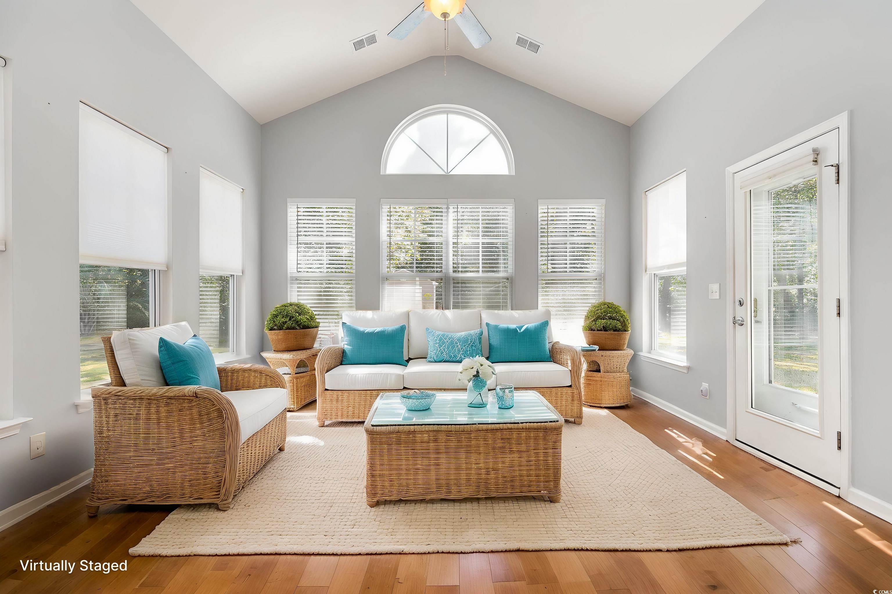 323 Trestle Way Conway, SC 29526 - Photo 5 of 40 Carolina Room, Sun room with a ceiling fan