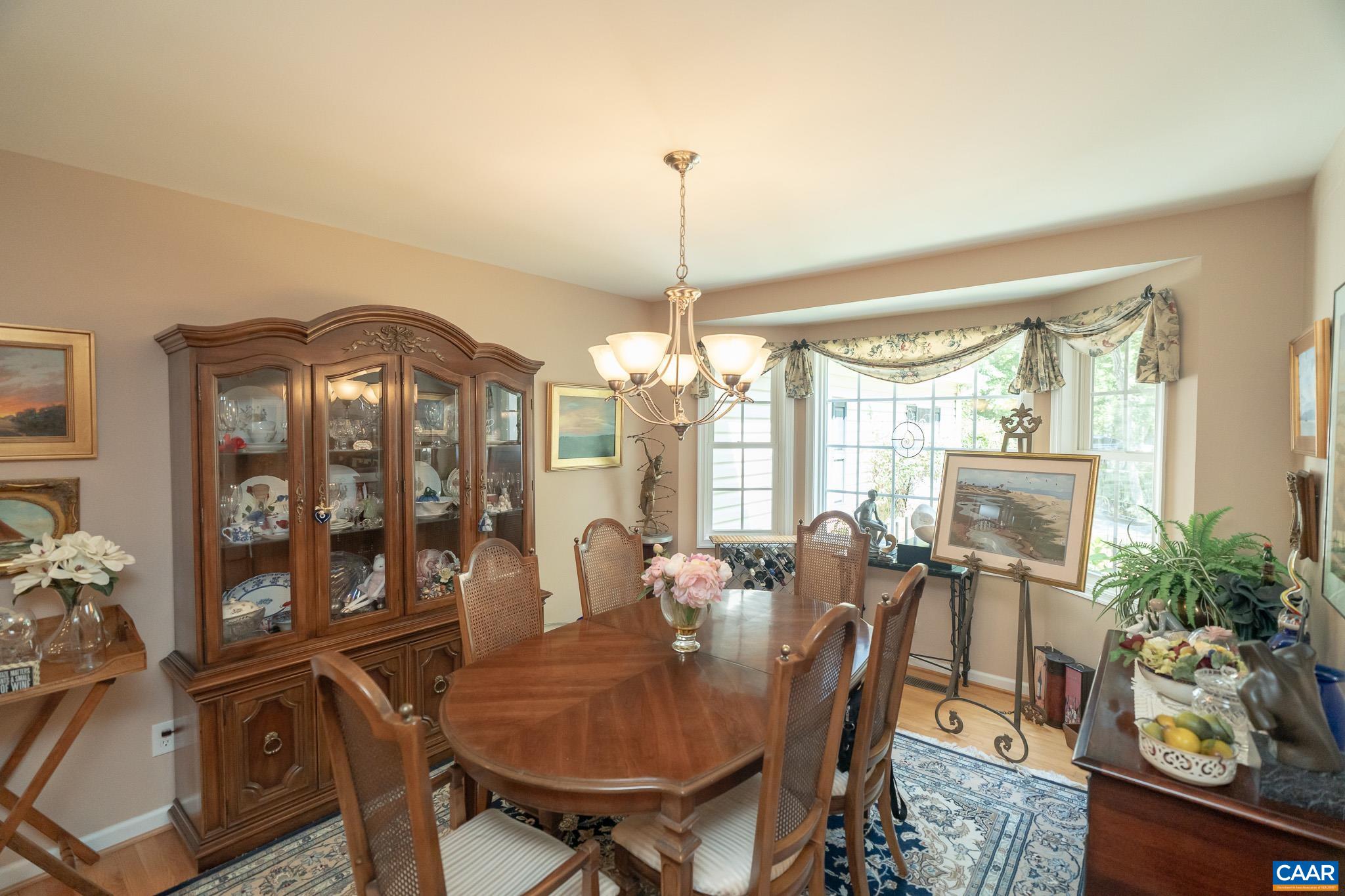9 Hawks Place Palmyra, VA 22963 - Photo 13 of 63 a view of a dining room with furniture window and outside view