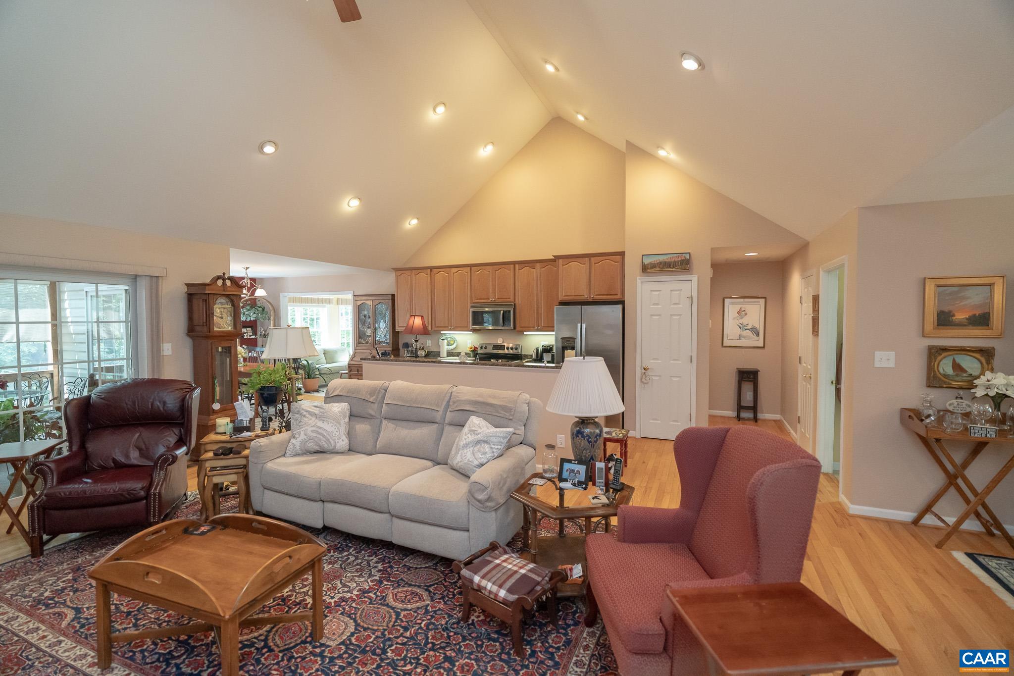 9 Hawks Place Palmyra, VA 22963 - Photo 9 of 63 a living room with furniture kitchen view and a window