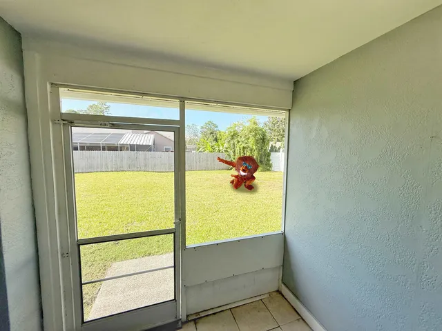 a view of an outdoor space and window