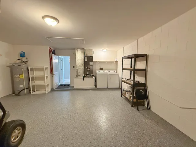 a view of a storage & utility room