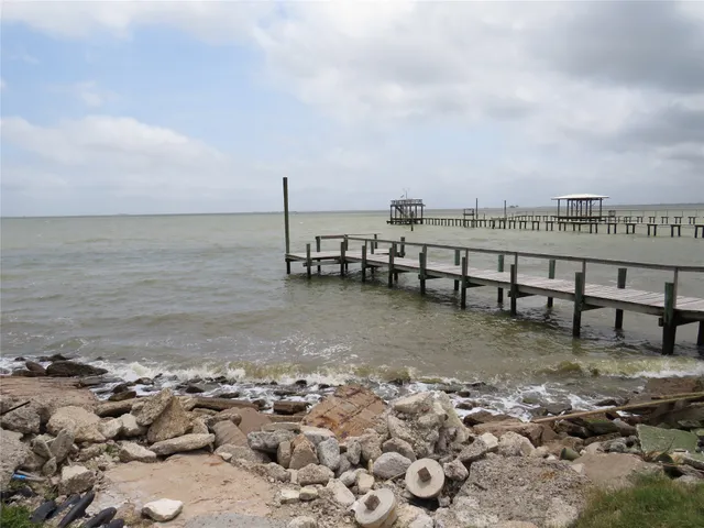 a view of a lake with outdoor space