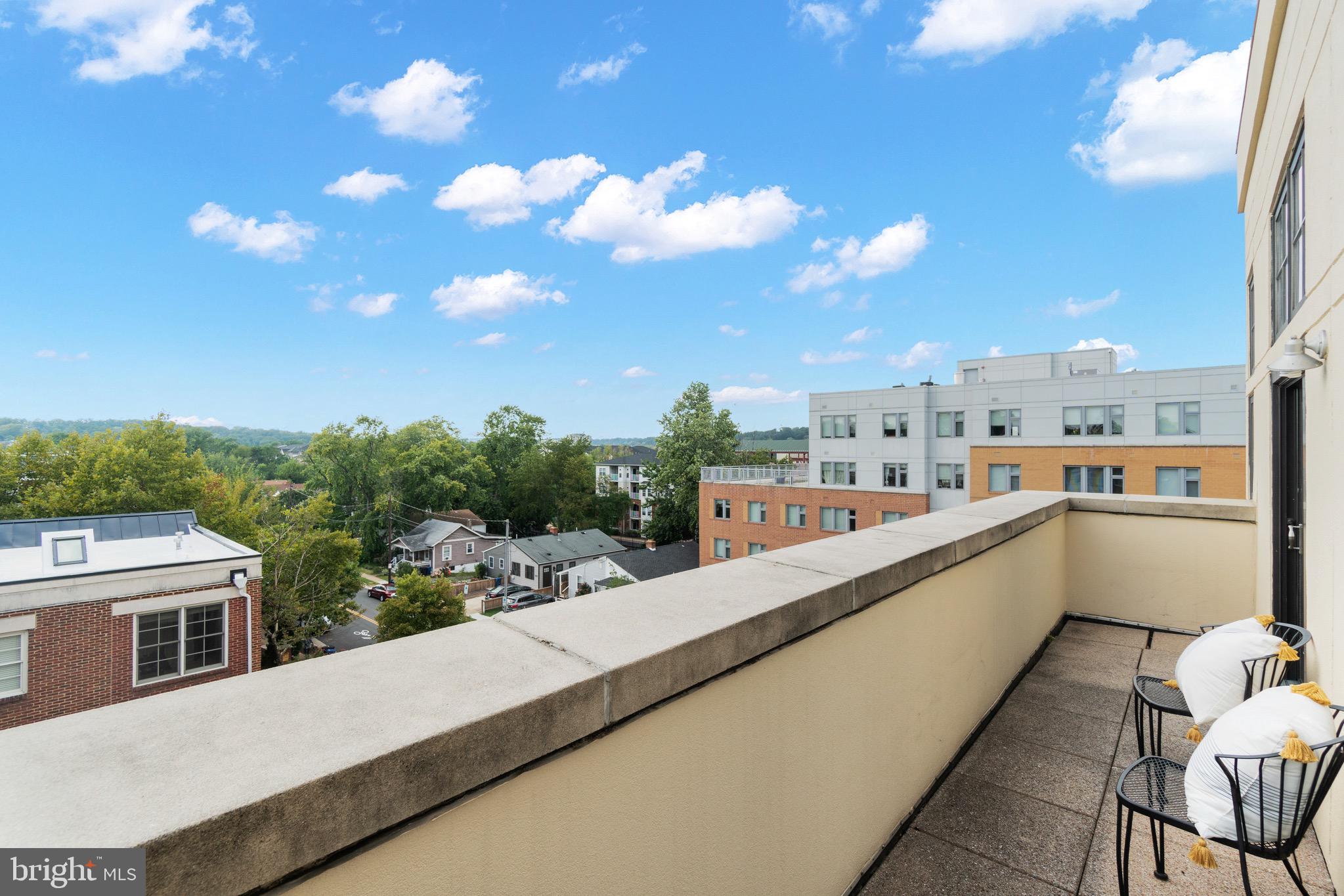 181 East Reed Avenue, Unit 407 Alexandria, VA 22305 - Photo 22 of 33 West-Facing Balcony