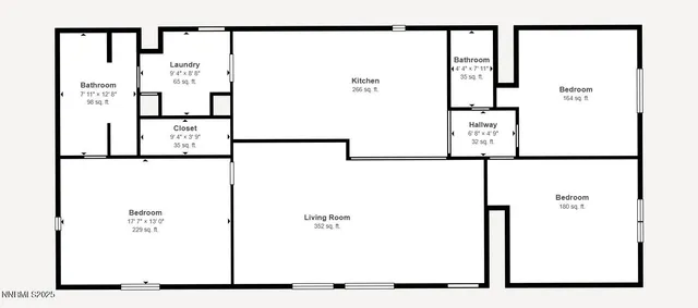 a picture of a room with a floor and a white wall