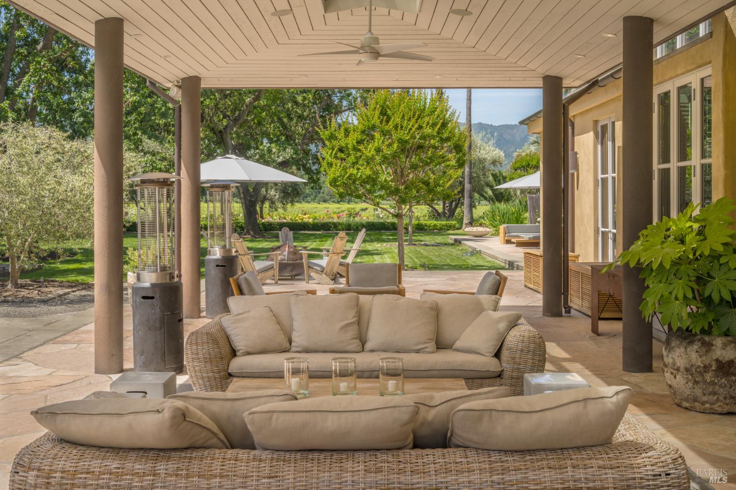 900 Rutherford Road St. Helena, CA 94574 - Photo 17 of 70 a living room with furniture and a large window