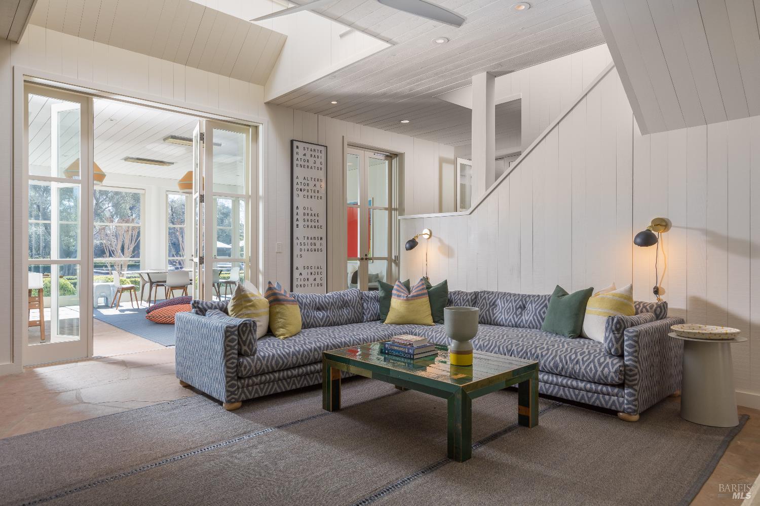 900 Rutherford Road St. Helena, CA 94574 - Photo 35 of 70 a living room with furniture and a large window