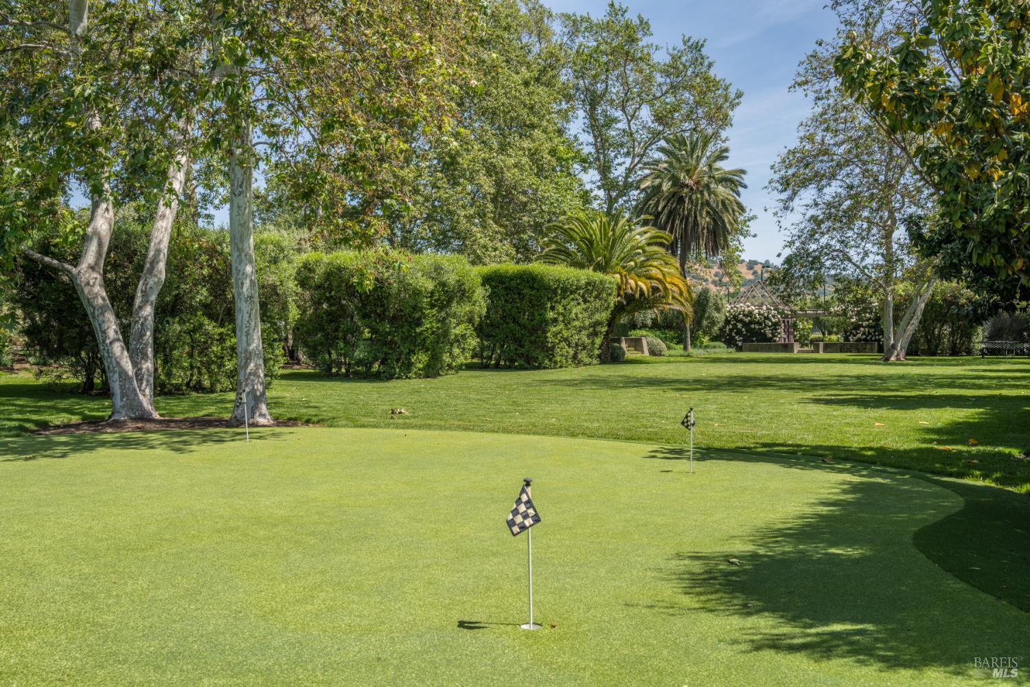 900 Rutherford Road St. Helena, CA 94574 - Photo 58 of 70 a view of a golf course with a trees