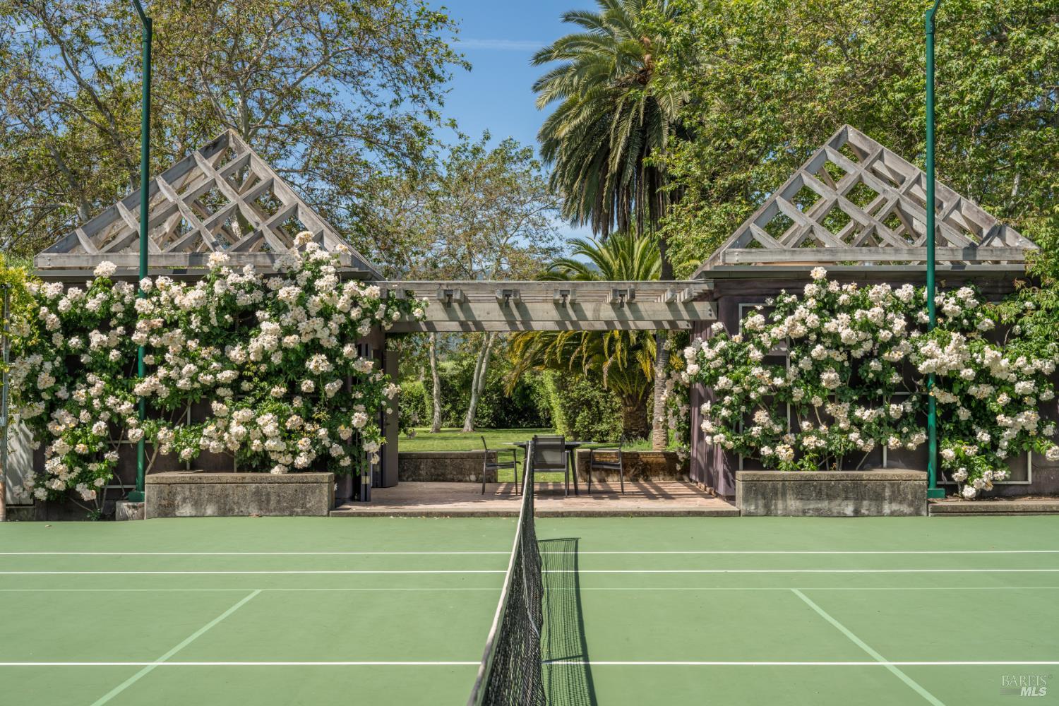 900 Rutherford Road St. Helena, CA 94574 - Photo 60 of 70 a view of a tennis court