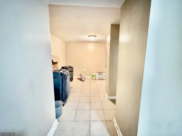 a storage room with washer and dryer