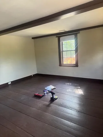a view of table and window in a room