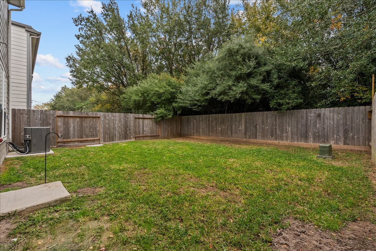 10243 Gates Ml Road Houston, TX 77034 - Photo 30 of 32 View of backyard that is larger than most in the subdivision.