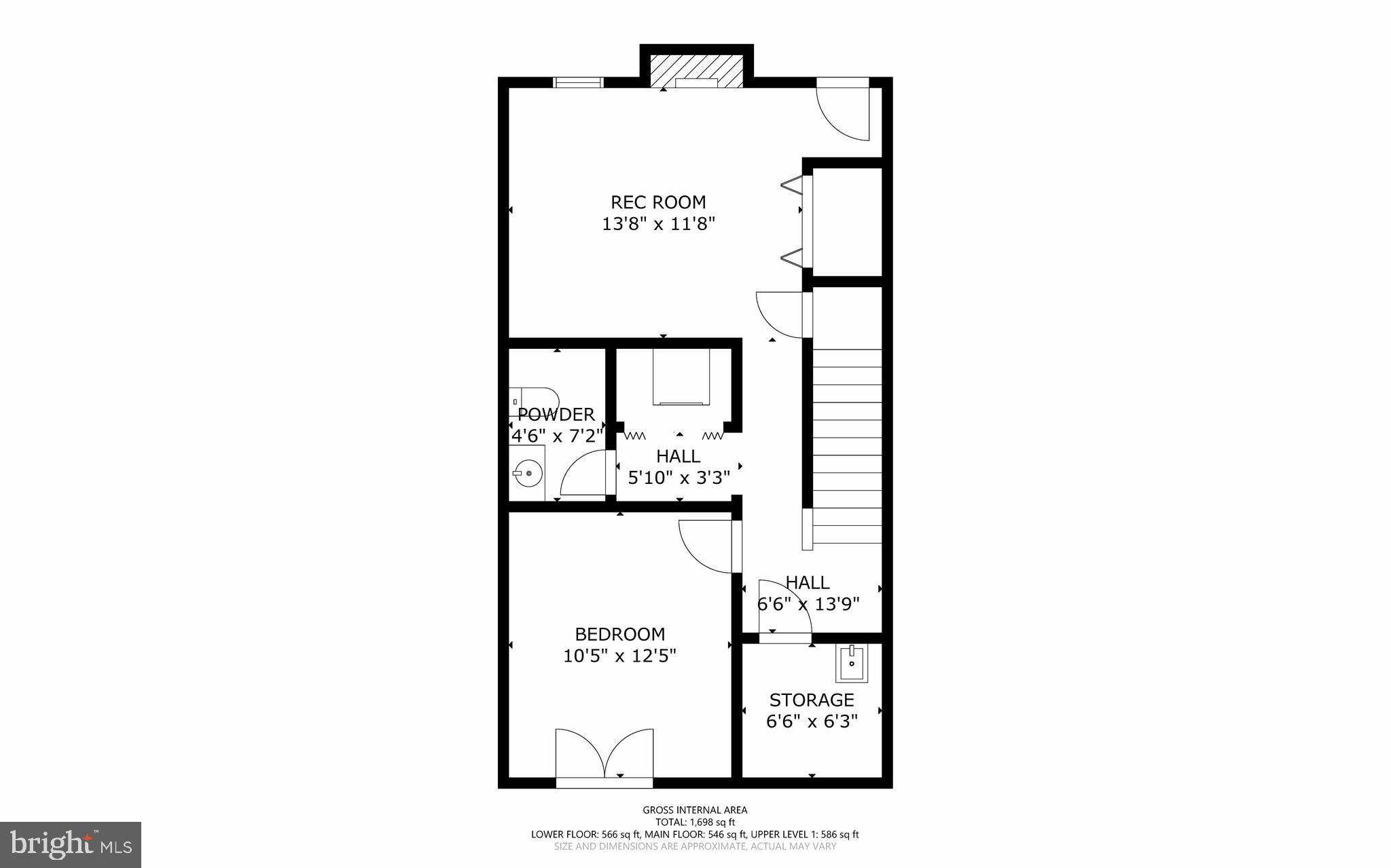 20718 Apollo Terrace Ashburn, VA 20147 - Photo 43 of 44 Lower Level Floor Plan