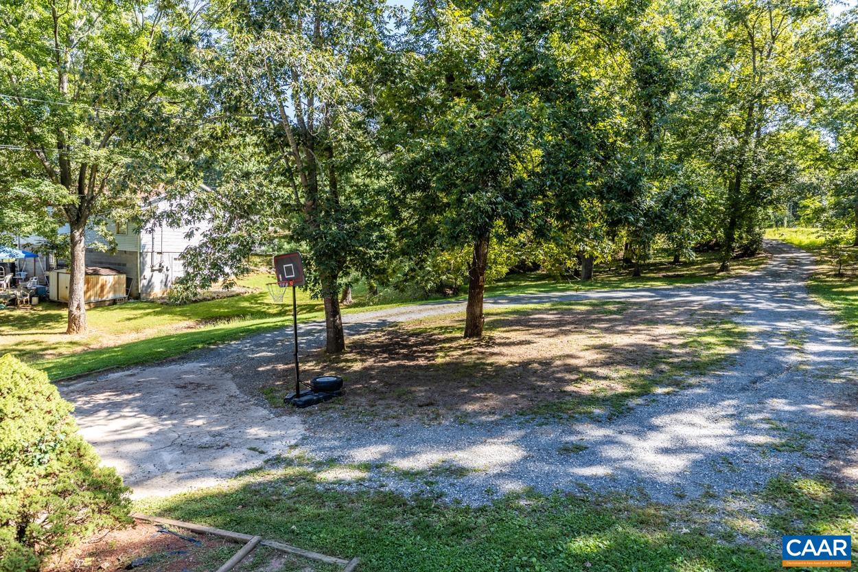 327 Village Road Shipman, VA 22971 - Photo 5 of 48 a view of a tree in the middle of a yard