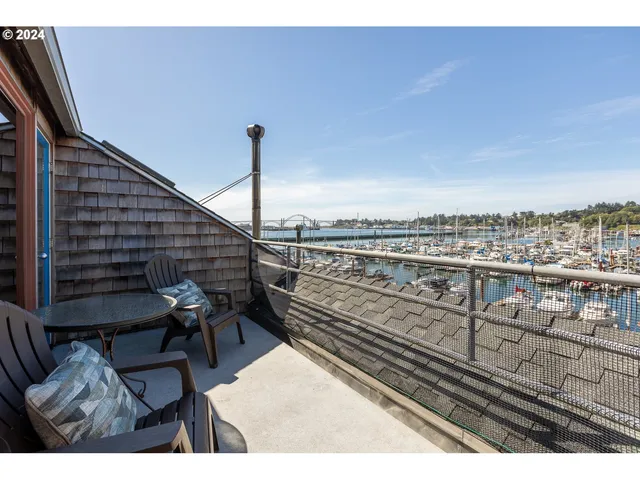 a view of a terrace with furniture