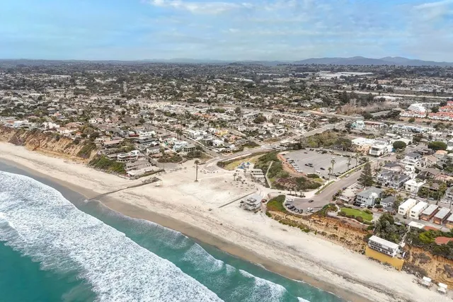 a view of an ocean view and beach