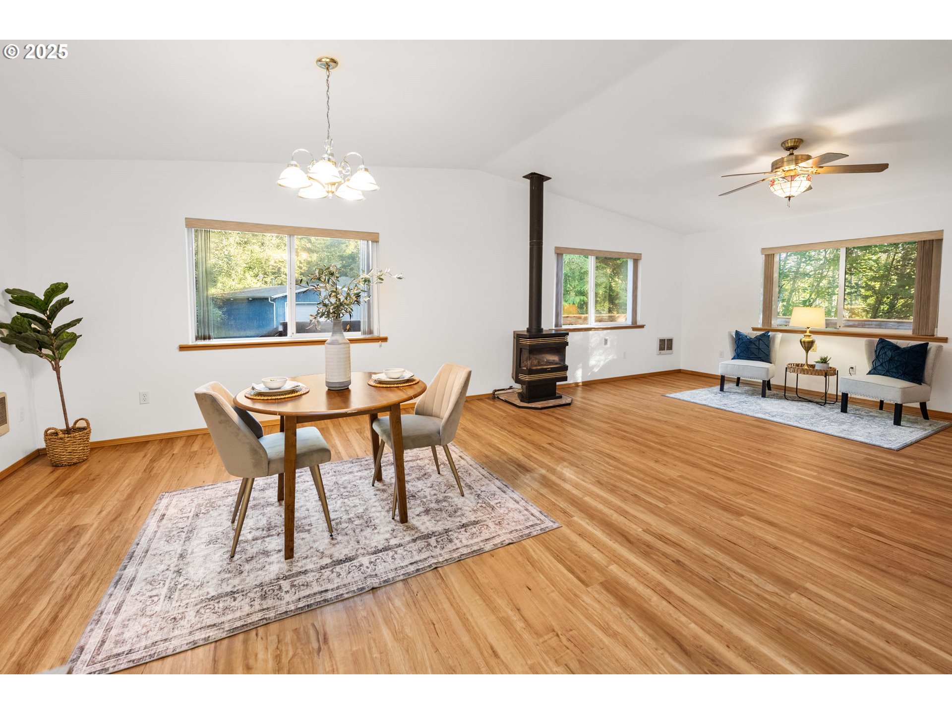 89022 Welch Road Astoria, OR 97103 - Photo 8 of 42 a view of a dining room with furniture window and outside view