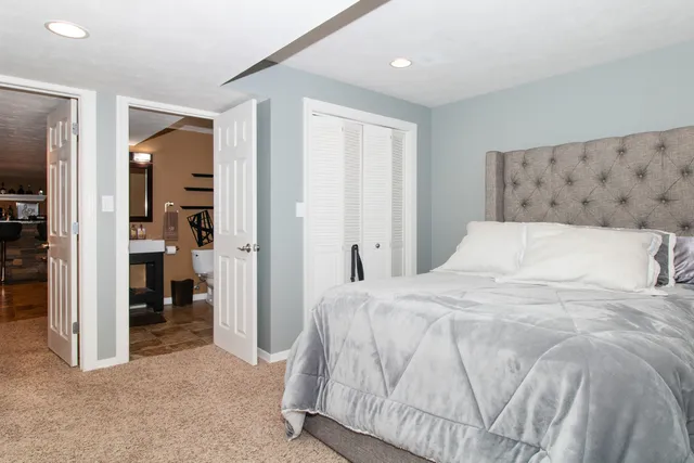 a view of roof deck with patio