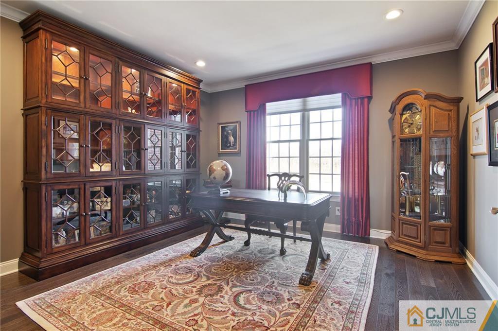25 Preakness Drive Monroe Township, NJ 08831 - Photo 13 of 48 a workspace with furniture window and wooden floor