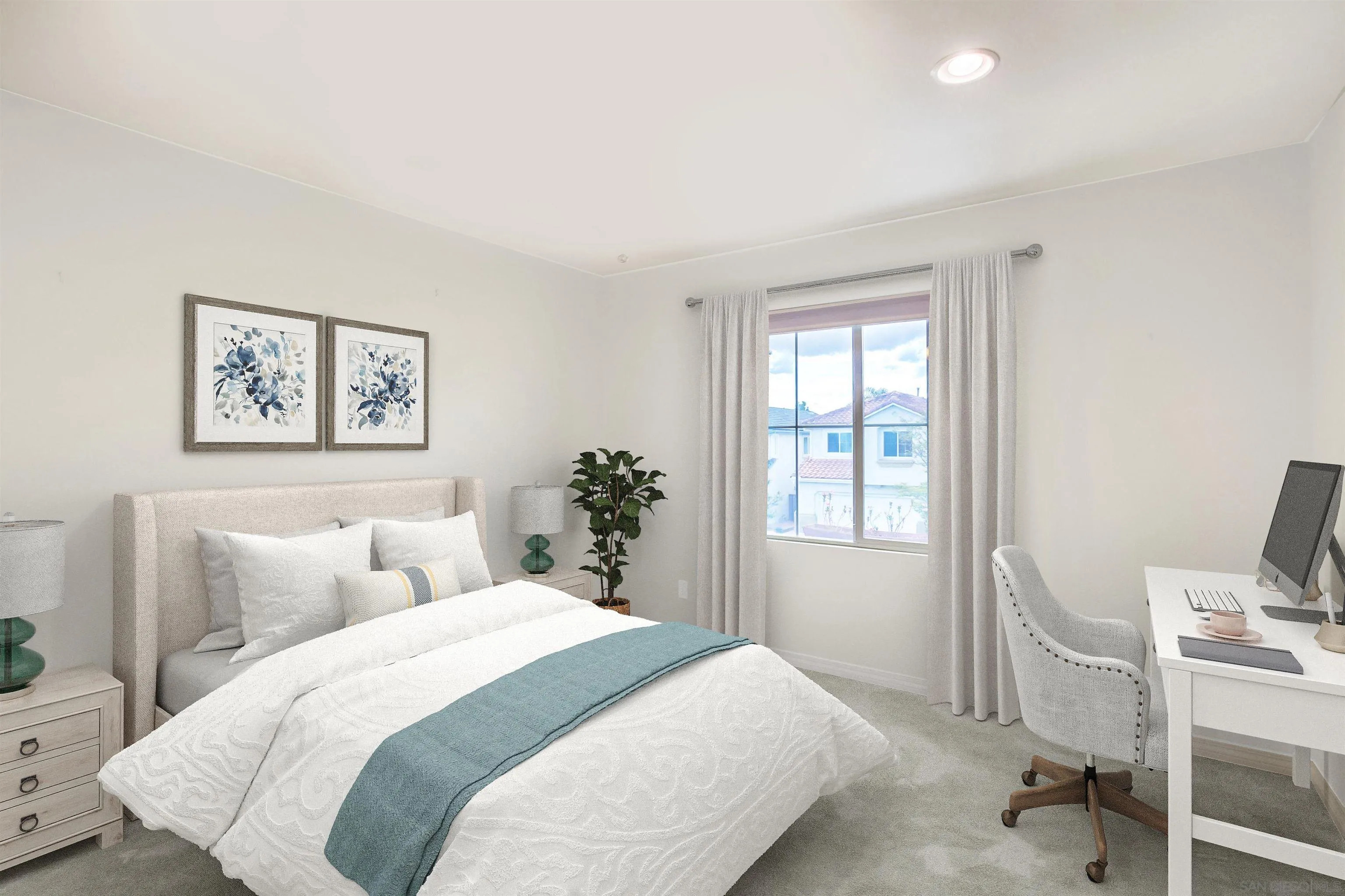 6550 Windward Ridge Way San Diego, CA 92121 - Photo 11 of 64 a bedroom with a bed and a window