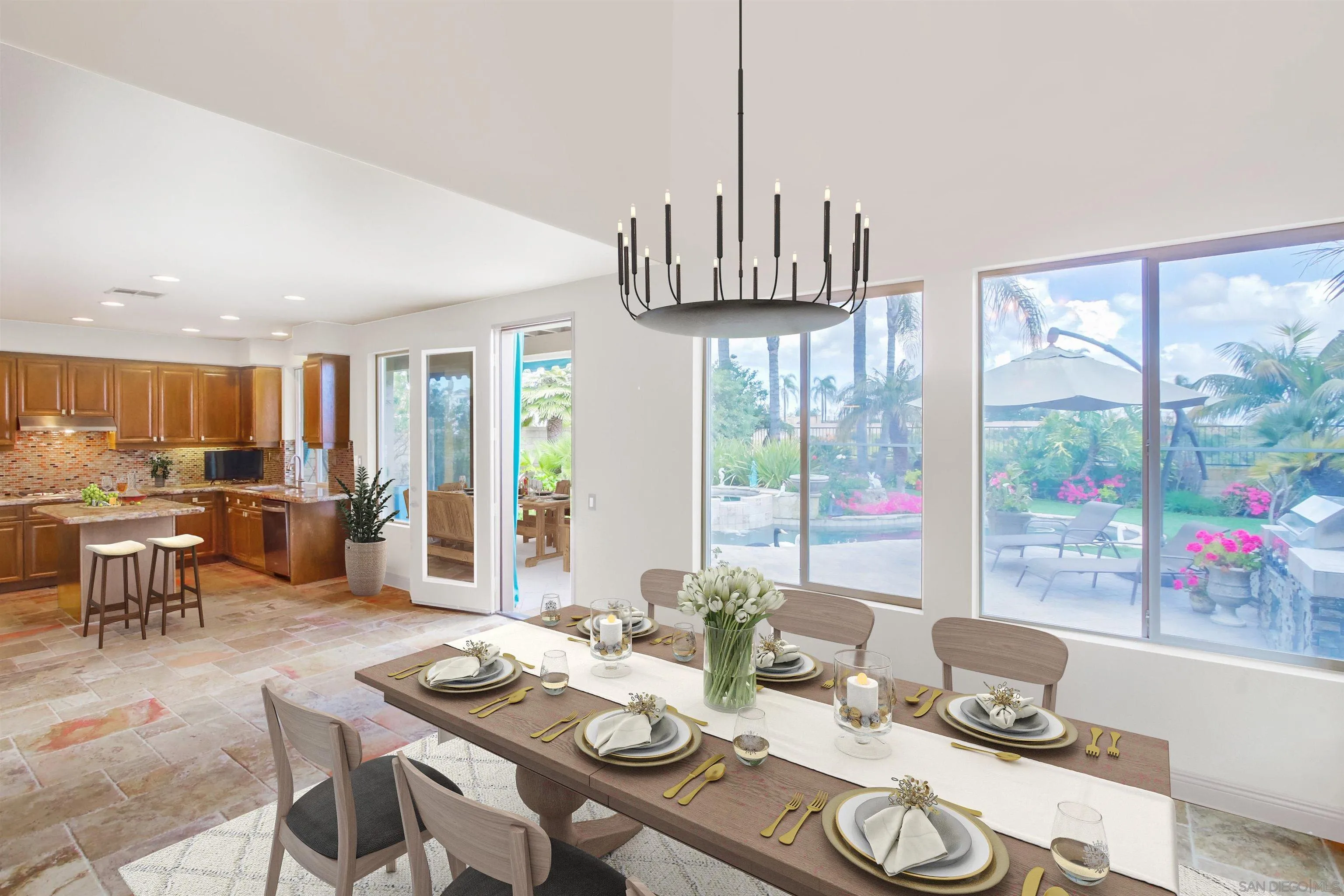 6550 Windward Ridge Way San Diego, CA 92121 - Photo 4 of 64 a view of a dining room with furniture window and outside view