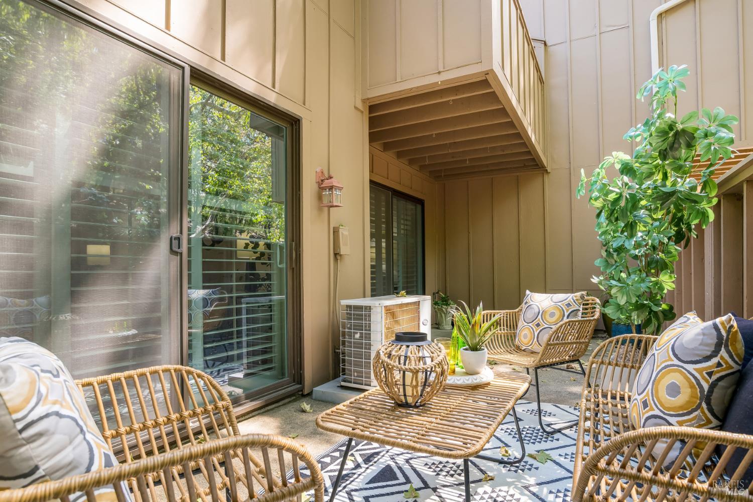 4 California Condor Way Novato, CA 94949 - Photo 15 of 20 a view of balcony with two chairs and a potted plant