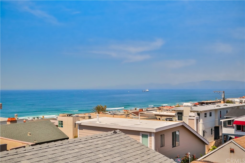 329 21st Place Manhattan Beach, CA 90266 - Photo 16 of 18 an aerial view of a house with a ocean view