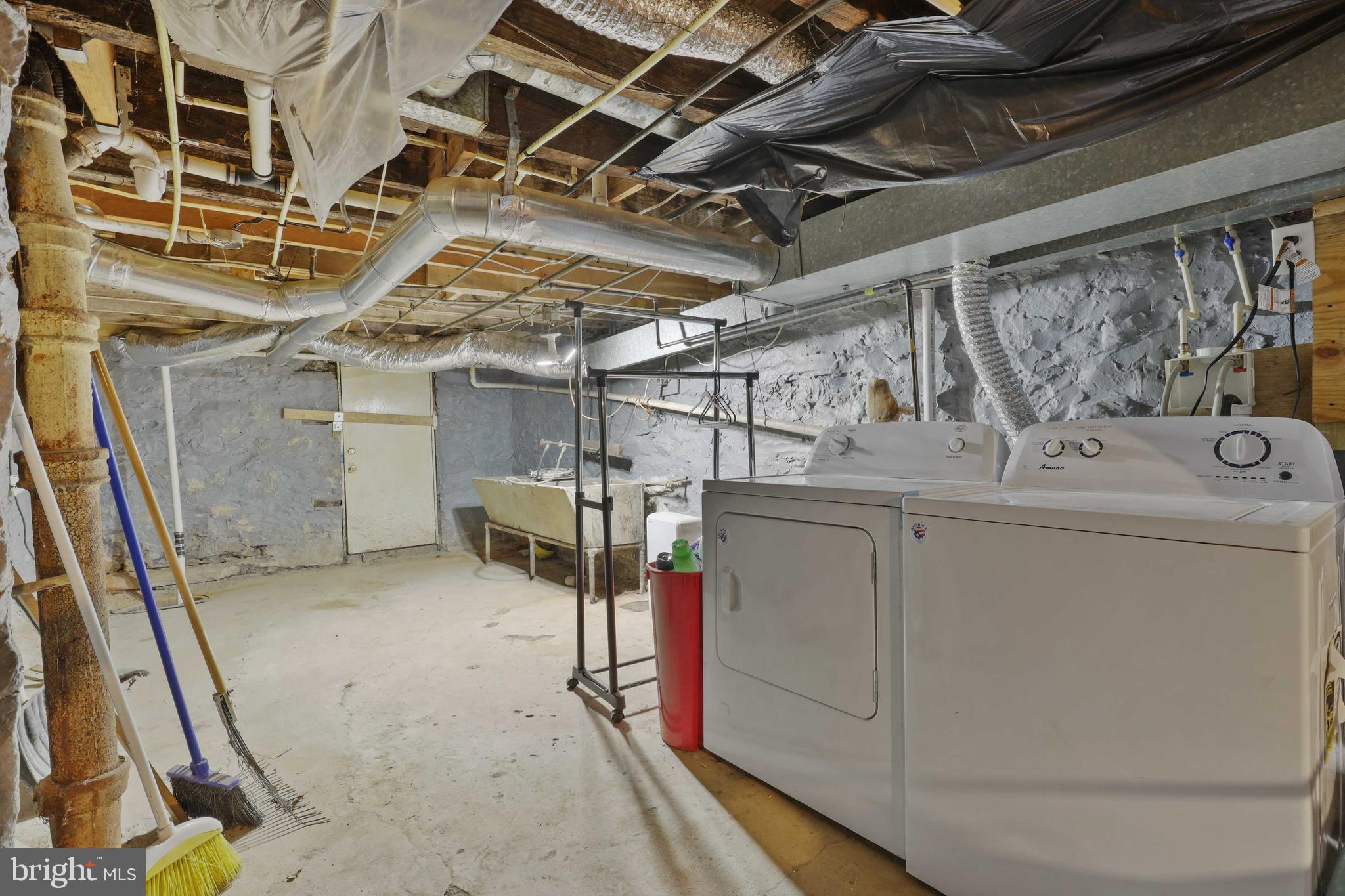 3955 Greenmount Avenue Baltimore, MD 21218 - Photo 21 of 42 Unfinished lower level w/double stationary W?D