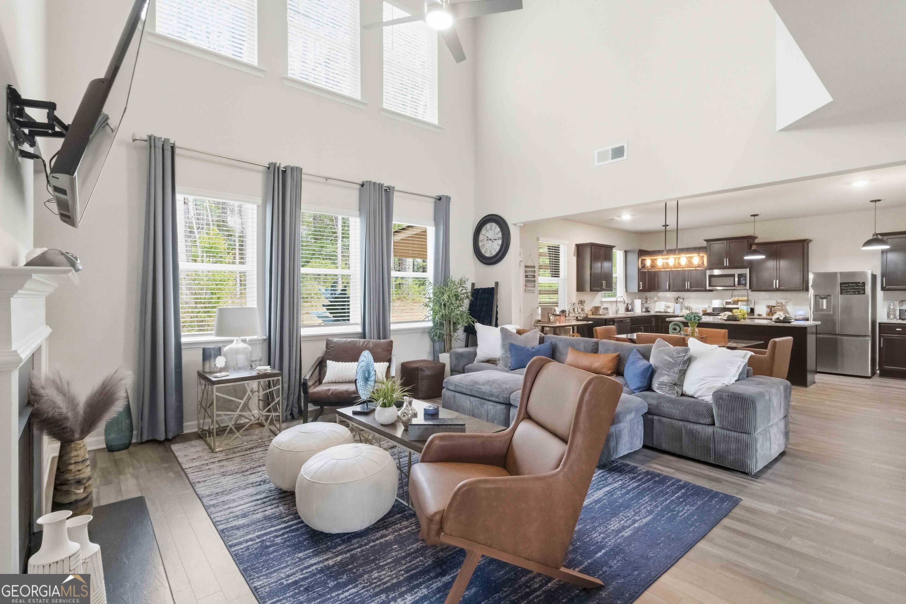 386 Paden Way Jonesboro, GA 30238 - Photo 13 of 29 a living room with furniture and a large window