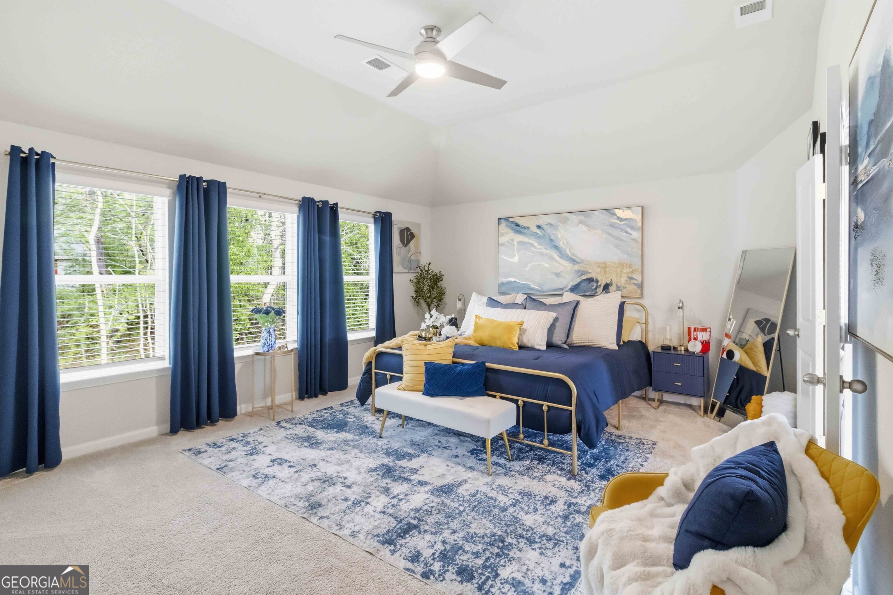 386 Paden Way Jonesboro, GA 30238 - Photo 16 of 29 a bedroom with furniture and a large window