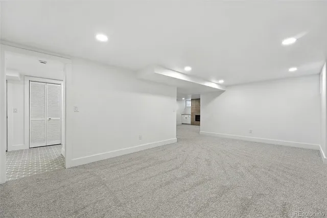 a view of empty room