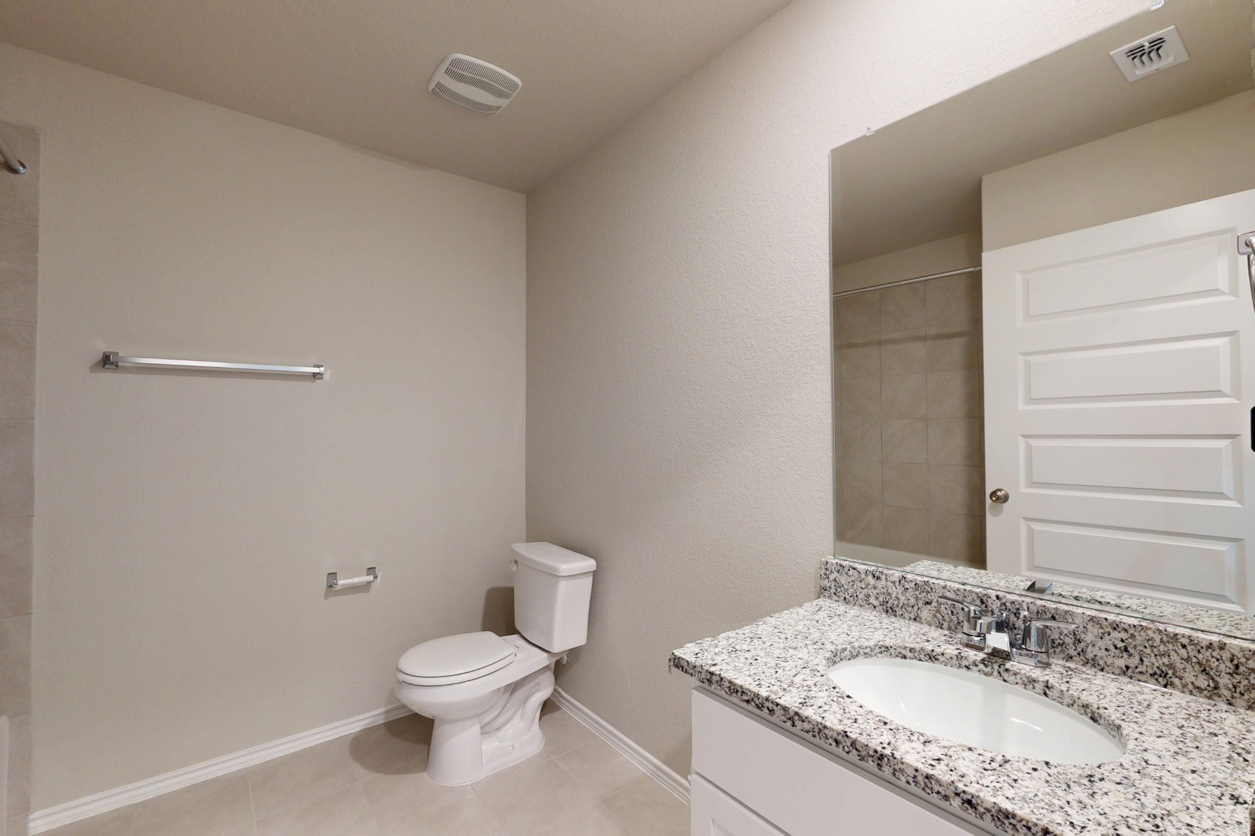 19913 Schatz Way Manor, TX 78653 - Photo 32 of 37 a bathroom with a granite countertop sink toilet and shower