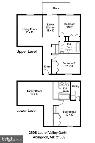 $335,000 | 2608 Laurel Valley Garth, Abingdon, MD 21009