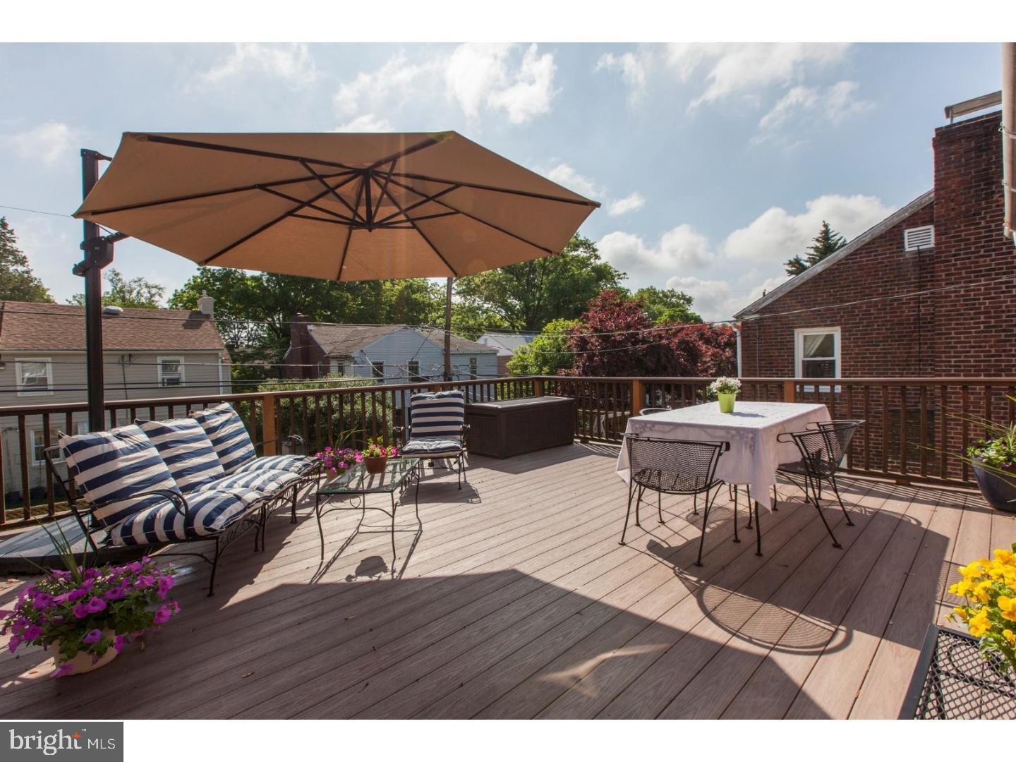 317 Earlington Road Havertown, PA 19083 - Photo 20 of 28 2nd Floor Huge Deck over Garage!