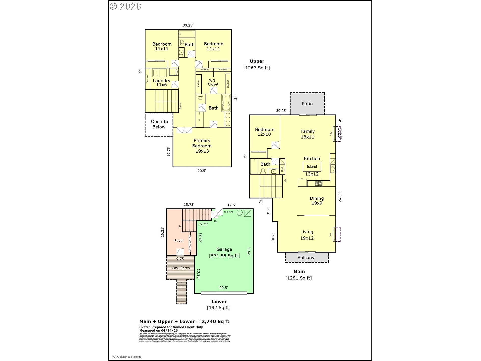 8125 Southwest 174th Terrace Beaverton, OR 97007 - Photo 48 of 48 Floor Plan